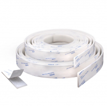 1/2/3/5/10M White Self-Adhesive Silicone Rubber Seal Strip Width 5/10/15/20/30mm Thick 1/2/3/5mm Anti-Slip Damper Sealing Gasket