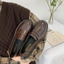 Mary Jane Shoes JK Commuter Uniform Loafers Women Lolita Shoes Girls Japanese School College Gothic Mocassins Leather Flats