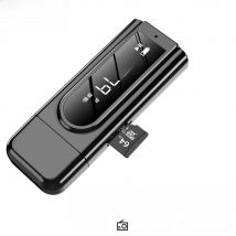 Tebe FM Stereo Bluetooth 5.0 Receiver Transmitter with TF Solt LCD Screen Aux Wireless Audio Adapter USB Dongle For PC Headphone
