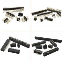 10Pcs 1.27mm Pitch 2x2P-50Pin Double Row Male Female Pin Header PCB Board Connector 1.27 mm Pinheader Socket SMD SMT