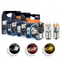OSRAM Upgrade LED Signal Light S25 P21W PY21W P21/5W LEDriving SL Advance 1156 1157 LED Car Fog Bulb Brake Position Stop Lamp 2X