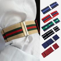3.5cm Elasticated Unisex Armbands Sleeve Garter Adjustable Gift Shirt Sleeve Holder Cufflinks Business Wedding Groom Accessories