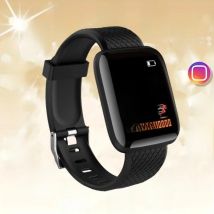 Smart Watch 116Plus D13 Y68 Sport Wristband Running Fitness Monitor Track Heart Rate Message Remind Men Smartwatch Woman Clock