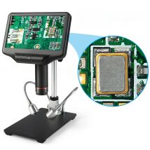 Andonstar AD407 HDMI Digital Microscope 270X with 4MP UHD 7'' LCD Adjustable Screen USB Video Microscopes for Phone Repairing