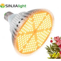 LED Full Spectrum Warm E27 lampadina per piante 180Led per giardino interno idroponica LED Grow Light Box tenda lampada per la crescita delle piante