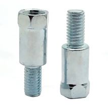 Pair Motorcycle Rear Mirror Adapters M10 10MM 8MM M8 Clockwise Anti-clockwise Right Left Hand Thread Changing Increase Screws