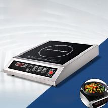 SUNATUR Mini Circular Electric Induction Stove 220V 2-Holes Plaque Cooker Portable Hob for Efficient Cooking, Ideal Mini Cookers