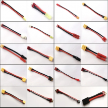 TRX XT60 EC5 EC3 T Deans 4.0mm 3.5MM JST SM Tamiya Plug Female to Male Adapter Connectors 12 14 16Awg 10cm for RC Lipo Battery