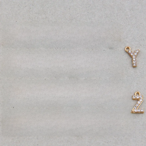 10pcs 12*7mm Metal Alloy Inlaid Rhinestones Crystal 26 Letter Charms Pendants for Women Necklace Earring DIY Jewelry Accessories