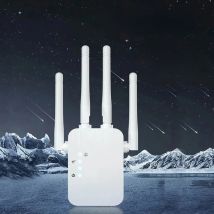 WALRAM 300Mbps Wireless WiFi Repeater 2.4G Signal Router 802.11N Long Range Wireless WiFi Extender Amplifier WIFI Booster