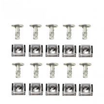 5/20PCS Car Undertray Guard Engine Cover Snap Screws Hood Buckle 8D0805960 8D0805121 For AUDI A4 A6 For VW Passat B5