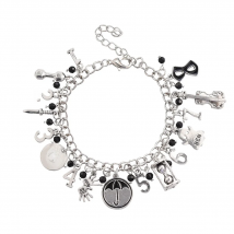 Harong Women Charm Bracelet Umbrella Academy Trendy Jewelry for Couple Friend Chain Bangles Number Umbrella Cute Ghost Pendant