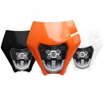Motorcycle Headlight Plate for KTM Mask EXC XC SX XCW SXF EXCF 125 To 500 2020-2023 Supermoto Dirt Bike Enduro Front Headlamp