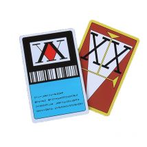 Brdwn HUNTERxHUNTER GON FREECSS Killua Zoldyck Kurapika Cosplay Hunter License Card Card