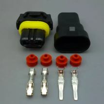 Shhworldsea 2sets 2 pin 9005 HB3 Female Male car Wire Connectors For Socket Plug Socket Adaptor Joint Head HB3