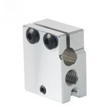 E3D Volcano Heater Block PT100 Hotend For Cartridge Type Silicone V6 Extruder Heated Aluminum Block 3D Printer Part 24x20x12mm