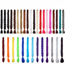 82 Inch Synthetic Crochet Hair Extensions For White Women Box Twist 165g Jumbo Braiding Hair Pre Stretched Wholesale