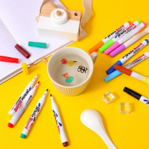 Magical Water Painting Pen Colorful Mark Pen Markers Floating Ink Pen Doodle Water Pens Children Montessori Early Education Toys
