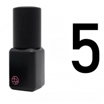 5 Bottles Lady Black Lash Glue Korea Dry Fastest Strongest False Eyelash Extensions Glue 5ml Makeup Tools Professional Adhesive