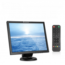 EYOYO EM14A 14 Inch 4:3 TFT BNC HDMI PC Monitor 1024x768 LCD Screen VGA AV Computer TV Display For CCTV Security Camera 12V