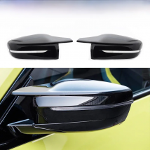 G30 G38 Bright Black Side Wing Rearview Mirror cover caps For BMW 3 4 5 7 Series G20 G21 G28 G22 G11 G12 M4 style LHD RHD