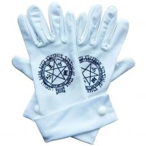 Anime Cosplay Accessories Alucard Runes pentagram Male Gloves