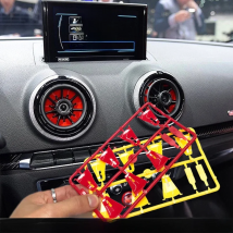 4pcs Interior Front Dashboard Air Condition Cover For Audi A3 S3 rs3 8V 2013 2014 2015 2016 Air Vent Outlet Replacement