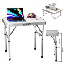 Folding Picnic Table Outdoor,Folding computer table,2x1.5x1/2Ft, for Homework Compact Handy Camping Table Garden Party BBQ