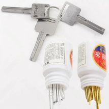 JMCKJ 3Pcs/lot AB Lock Strong Power Key With 100pcs Tin Foil Tools