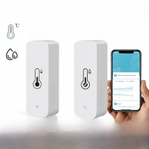 Tuya Zigbee WiFi Temperature Humidity Sensor APP Remote Monitor For Smart Home var SmartLife WorkWith Alexa Google Assistant