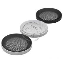 For 3" Inch Speaker Grill Cover Hige-grade Car Audio Decorative Circle Metal Mesh Grille Protection Net 106mm Black/White/Silver