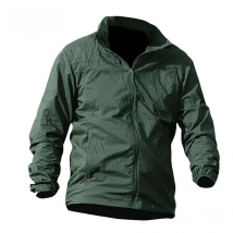 Summer Waterproof Quick Dry Tactical Skin Jacket Men Lightweight Sunscreen Breathable Hooded Raincoat Windbreaker Thin Jackets