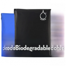 New 50Pcs Black Eco Courier Bag Pouch Bags 100% D2W Biodegradable Express Bag Waterproof Self-Seal Clothing Mailer Postal Bags