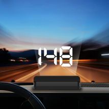 KWHUD HUD Head-up Display Car GPS Digital Speedometer Universal Speed Windshield Projector Plug&Play Auto Electronic Devices
