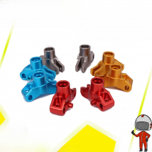 2PCS Alloy Rear Wheel Hub Carrier Stub Axle Carrier For Rc Model Car 1/10 Kyosho Optima 4Wd Upright Set Buggy Off-Road RC Parts