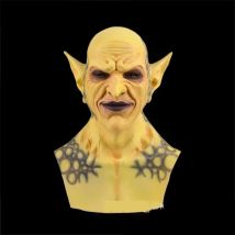 New Halloween Devil Clown Vampire Mask Yellow Goblins Mask Halloween Horror Mask Creepy Costume Party Cosplay Props