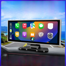 11.26 inch Car DVR 4K Dash Cam Dual Lens Wireless Carplay & Android Auto Video Recorder Monitor GPS Navigation 5G Wifi FM AUX