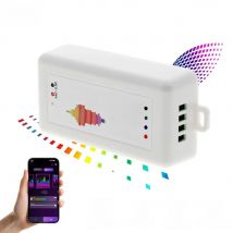 SP107E DC5-24V LED Music Controller With Wireless Bluetooth-compatible SPI Full Color Music Control By Phone APP For WS2812B