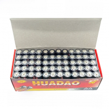 Disposable Huadao alkaline dry battery AA 1.5V battery, suitable for camera, calculator, alarm clock, mouse, remote control