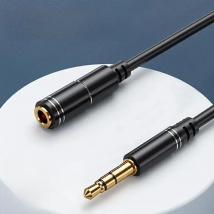 NIERBO 3.5mm Extension Cable Headphone Extension Cable Gold Plated Aux Cable Audio Stereo Jack Male to Female TRS Cord 1m 5m