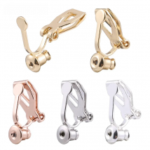 2/10 Pc Triangle Ear Clip Female Invisible and painless ear clip artifact no pierced ears earring to ear clip converter
