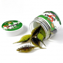 SUNMILE Fishing Soft Bait Worm Artificial Baits 50mm/1.5g 10pcs/Lot Rock Fishing Wobblers Leurre Souple Lure Perch Trout Lures