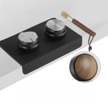 MHW-3BOMBER 51/53/58mm Espresso Tamper and Coffee Distributor with Tamping Mat and Cleaning Brush Set Professional Leveler Tools