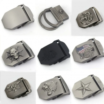 BOKADIAO Canvas Belt Only Buckle Alloy Metal Buckle 4.5 X 6.8cm Luxury Military Army Tactical Belt Buckle with Width 3.8cm Belts
