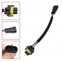 9006 To H11 H8 Headlight Fog Light Conversion Connector Wiring Harness Plug Cable Socket Connector Repair Kit