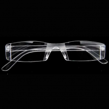 cheap Unisex Presbyopia glasses reading Eyeglasses Clear Rimless Reading Glasses transparent clear +1.00-+4.00 Diopter