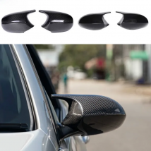 E90 E91 Black M3 Style Cover E81 E82 E87 E88 for BMW 1 3 Series E92 E93 Carbon Fiber M Look Rear Mirror Cap Car Accessories