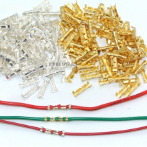 100pcs Docking connector line pressing button quick connect terminal wiring 0.5 to1.5 square