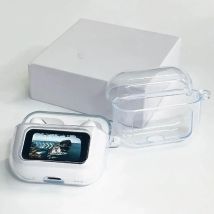 Transparent Silicone Cover For A9PRO Headphones Protective Case Anti-fall Shockproof Dustproof Wireless Bluetooth Earphones Case