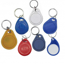 RFID IC keyfobs 13.56 MHz keychains NFC key tags ISO14443A MF 1k token tag for smart access control system
